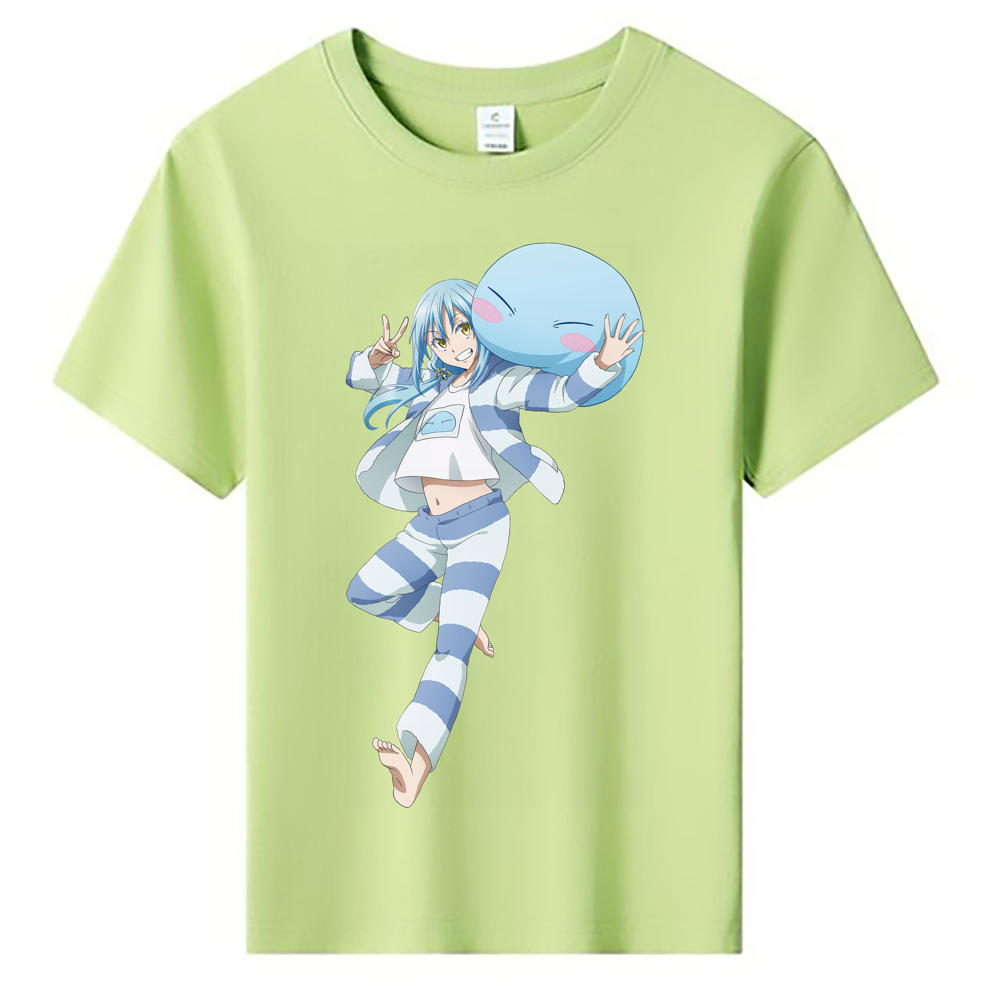 （画像用） 転スラ Regarding Reincarnated to Slime 綿100％キッズTシャツ（フロントプリント）